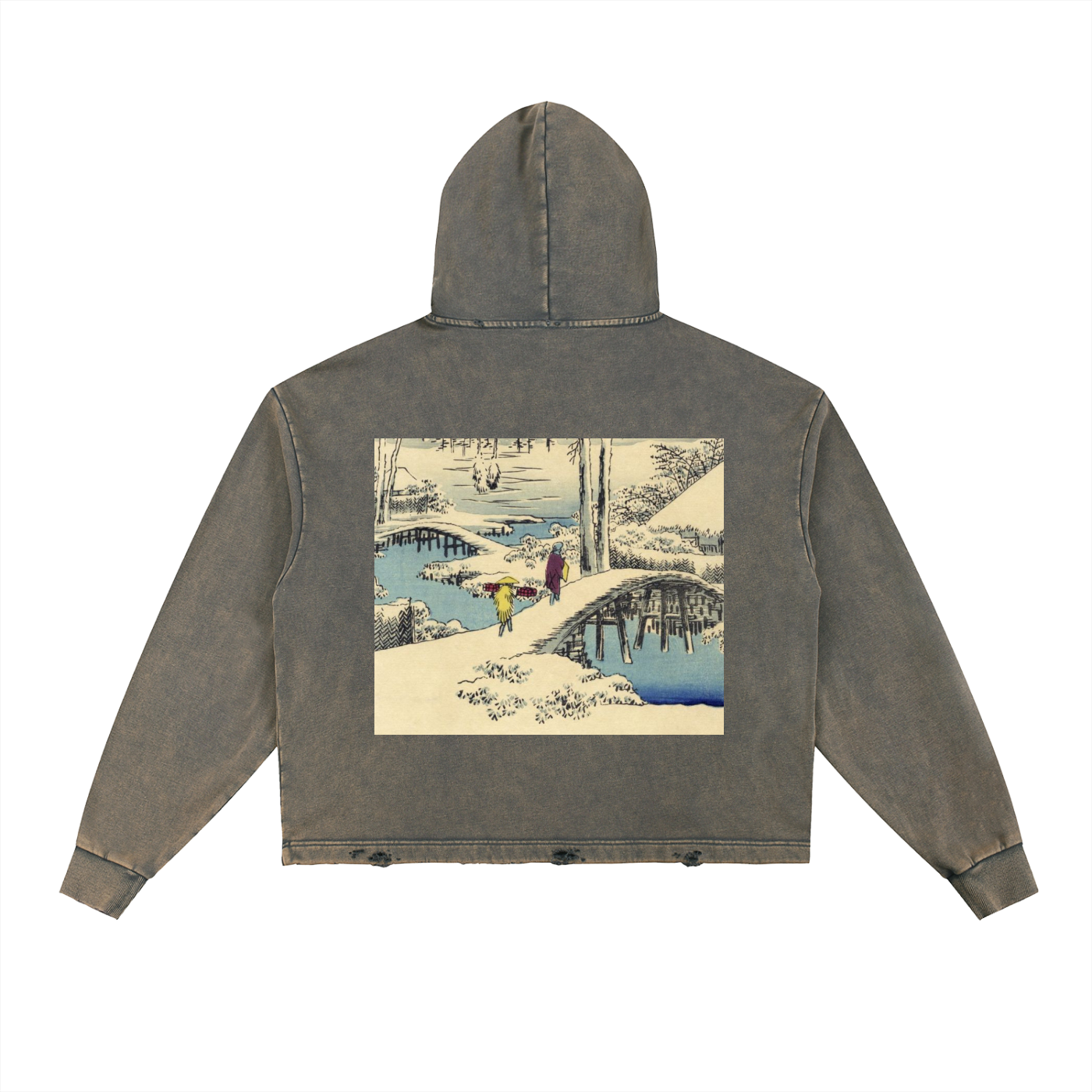 Vintage Washed Japanese Hoodie