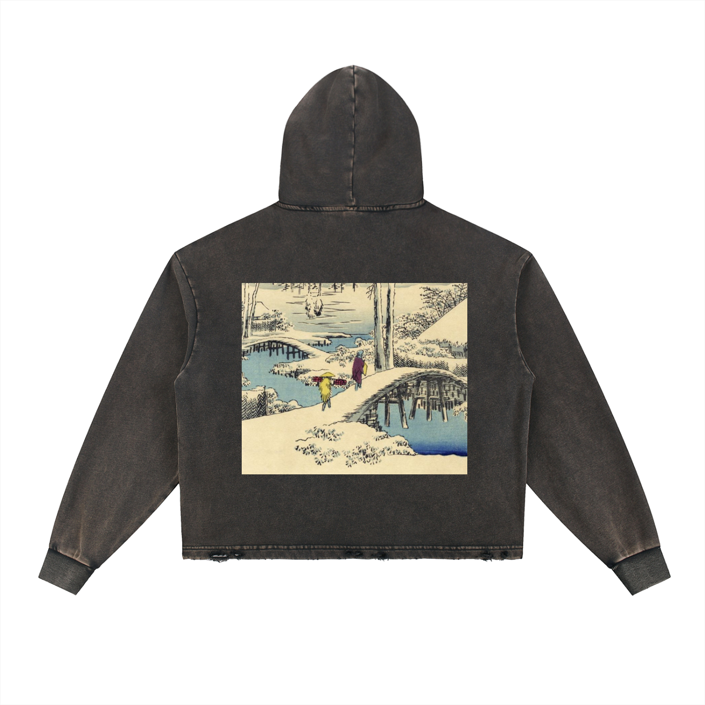 Vintage Washed Japanese Hoodie