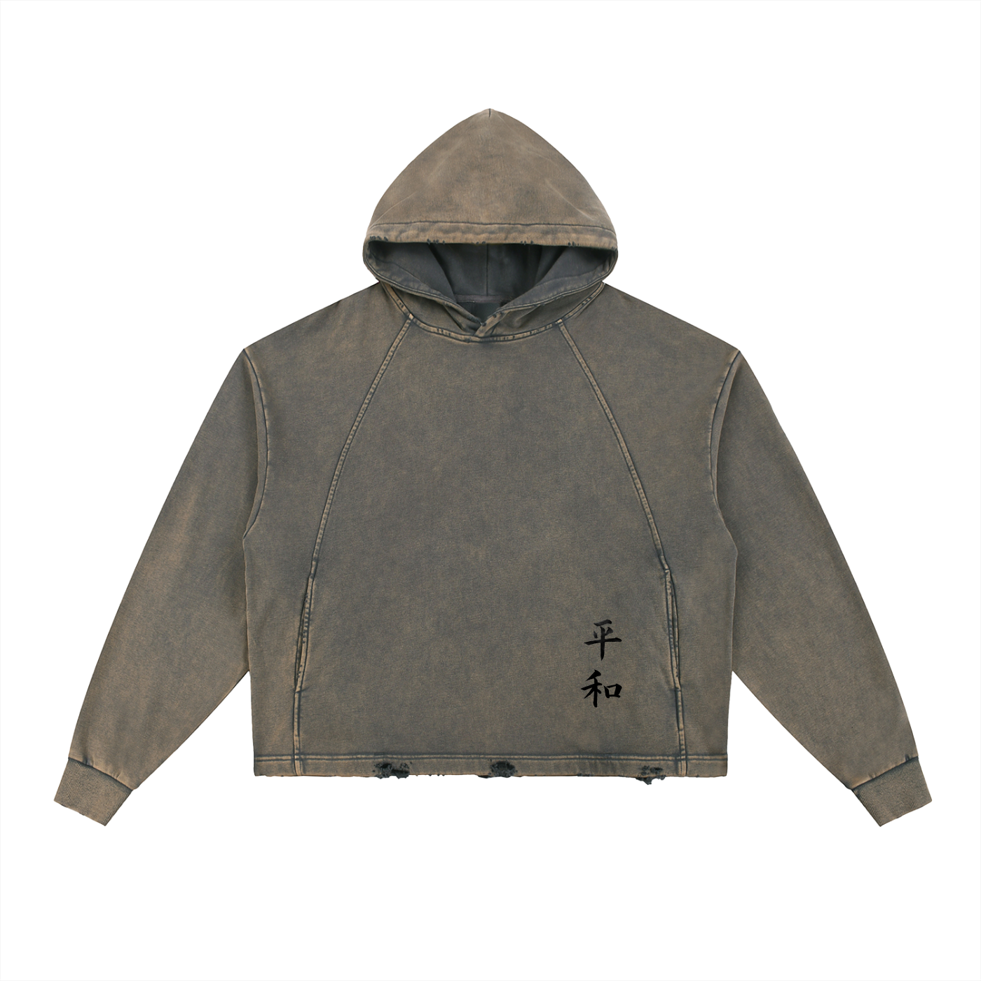 Vintage Washed Japanese Hoodie